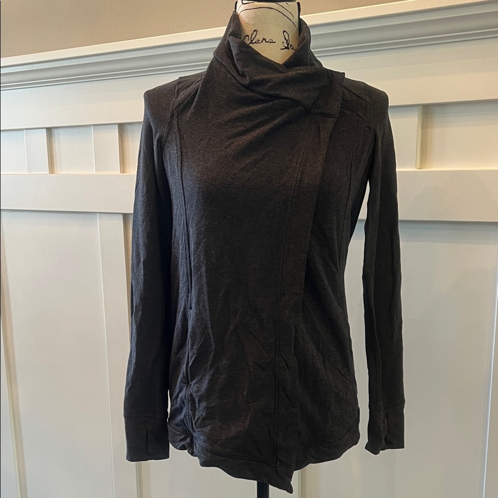 Lululemon Dark Grey Heavy Sweatshirt/Wrap